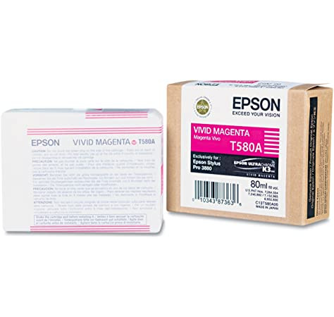 Epson UltraChrome K3 80ml Vivid Magenta Pigment Ink Cartridge