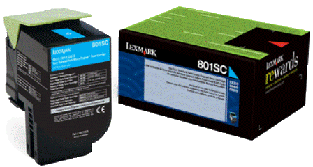 808SCE CYAN STANADRD YIELD TONER CARTRIDGE CORPORATE CARTRIDGE 2KCX310/410/510