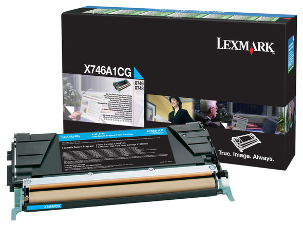 X746 X748 CYAN TONER 7K RETURN PROGRAM