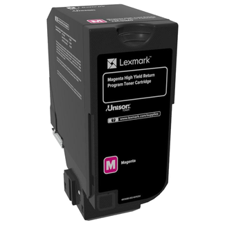 LEXMARK CS725 MAGENTA HIGH YIELD RETURN PROGRAM TONER CARTRIDGE 12K