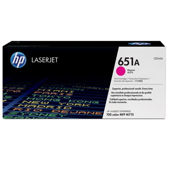 HP LJ M775 MAGENTA TONER CART YIELD 16K PAGES