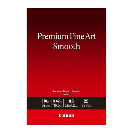 Canon FASM2A3 25 Sheets, Premium Fine Art Smooth FA-SM2 A3 size