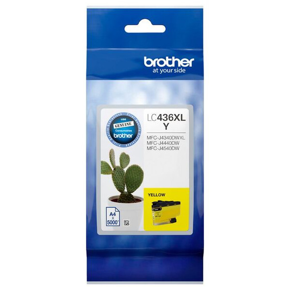 Brother LC436XLY Ink Cartridge Yellow XL