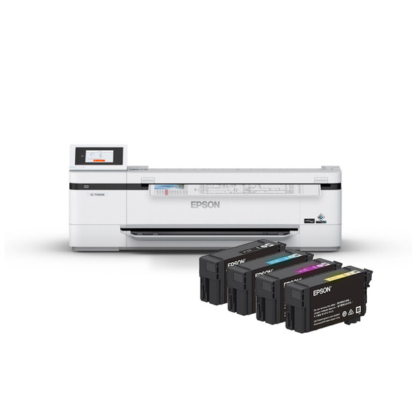 Epson SureColor T3160M Desktop (24") Large Format Multi-Function with set E40S Inks