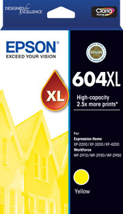 Epson 604XL - High Capacity - Yellow Ink Cartridge