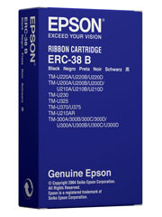 Epson ERC-38 Ribbon - Black - Dot Matrix - 10 / Pack