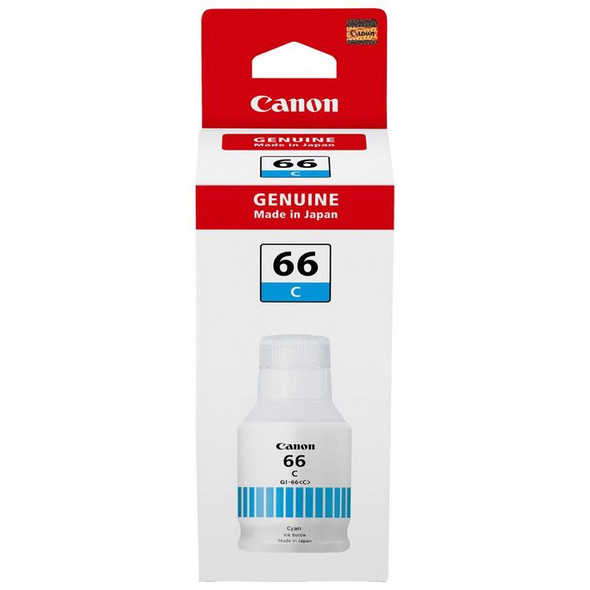 Canon GI66 Cyan Ink Bottle for GX6060 / GX7060 - 14K page yield