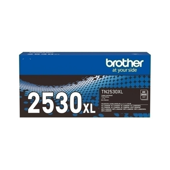 Brother TN2530XL Mono Laser Toner Cartridge  High Yield, 3,000 pgs
