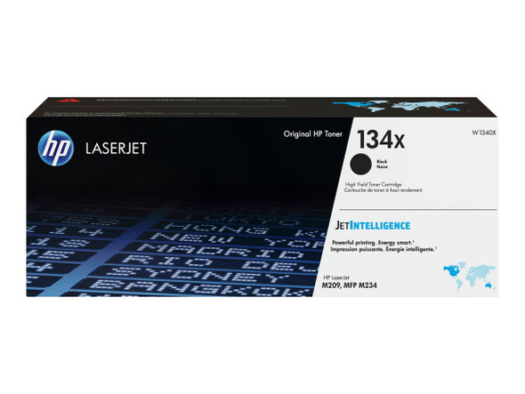HP 134X Original High Yield Laser Toner Cartridge - Black Pack - 2400 Pages