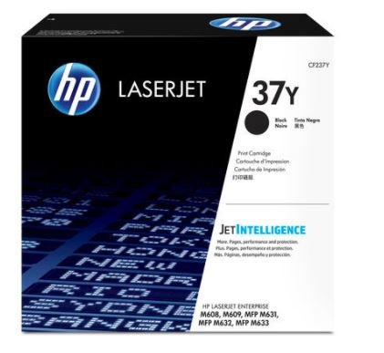 HP 37Y Extra High Yield Black Original LaserJet Toner Cartridge