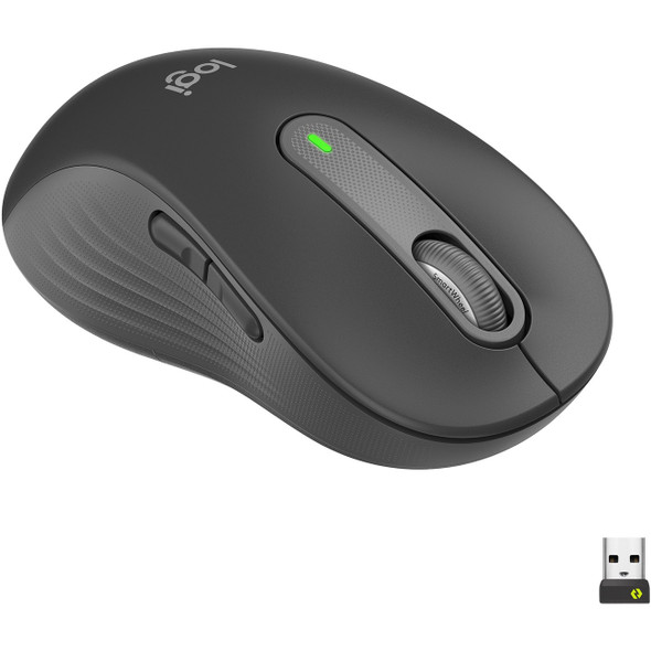 Logitech Signature M650 L LEFT Mouse - Bluetooth/Radio Frequency - USB - Optical - 5 Button