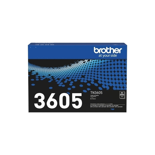 Brother TN3605 Black toner Std Yield A4 3,000 pages