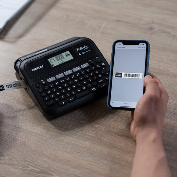 Brother PT-D460BT Desktop Label Printer Bluetooth and PC Connectable