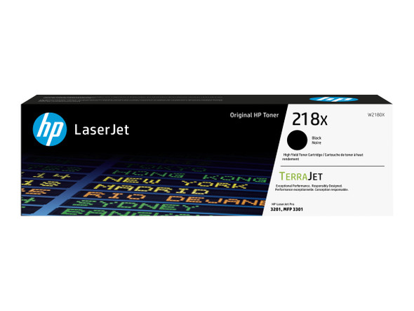 HP 218X Original High Yield Laser Toner Cartridge - Black  - 3200 pgs