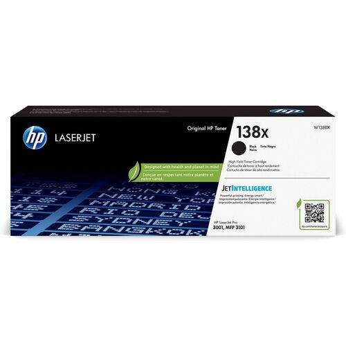 HP 138X Original High Yield Laser Toner Cartridge - Black- 4000 Pages