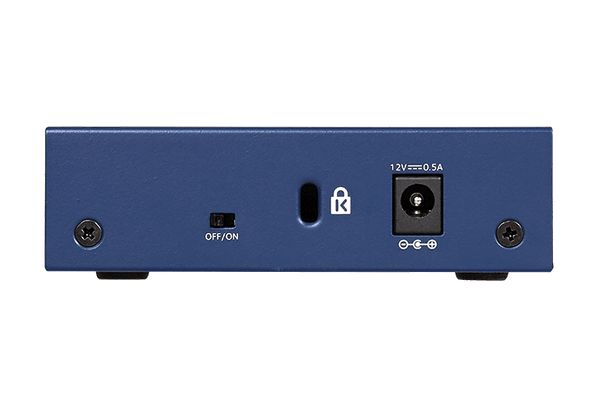 NETGEAR (GS105AU) 5-PORT UNMANAGED SWITCH, GbE(5), LIFE WTY