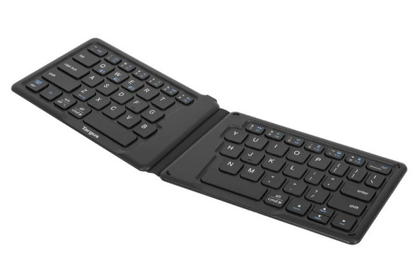 Targus Wireless Folding Keyboard - Antimicrobial - Bluetooth - US