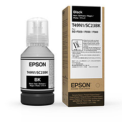Epson 140ml UltraChrome T49N Dye Sub Black Ink Bottle