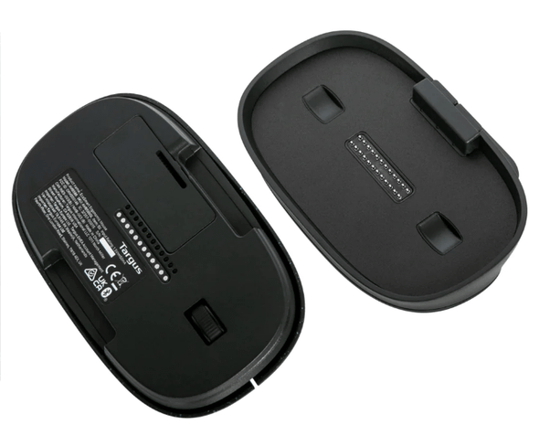 Targus ErgoFlip AMB586GL Full-size Mouse - Bluetooth - BlueTrace - Black - Wireless 