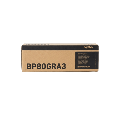 Brother BP80GRA3 Genuine Glossy Paper Roll A3 White