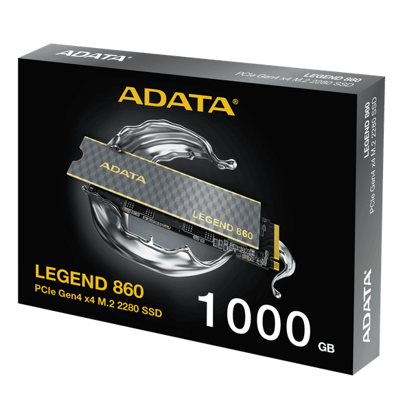 ADATA LEGEND 860 1TB, M.2 INTERNAL NVMe PCIe4 SSD, 6000R/4000W MB/s, 5YR WTY