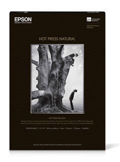 Epson Fine Art Paper Signature Worthy Hot Press Natural A3+ Sheet Media