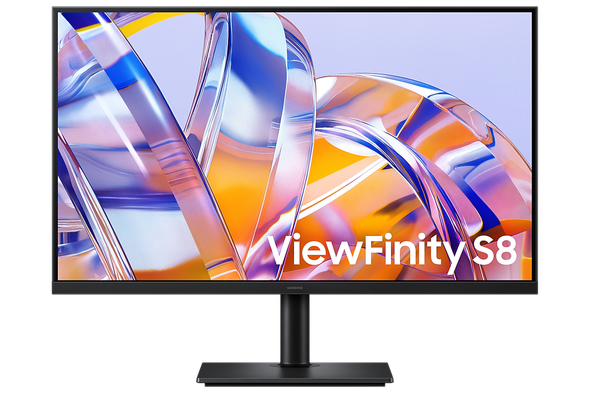 Samsung 32" ViewFinity S8 S80UH 4K UHD Monitor  (16:9) UHD IPS Monitor, DP, HDMI, HDR10, USB-C, USB, LAN, KVM, H/ADJ, VESA,3YR