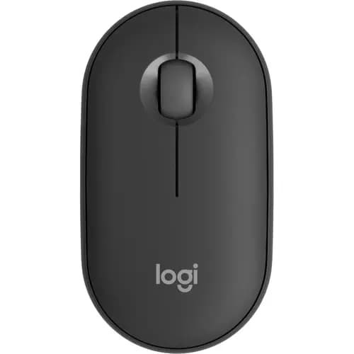 Logitech Pebble M350S Wireless Optical Mouse Graphite 1000 dpi Bluetooth Low Energy