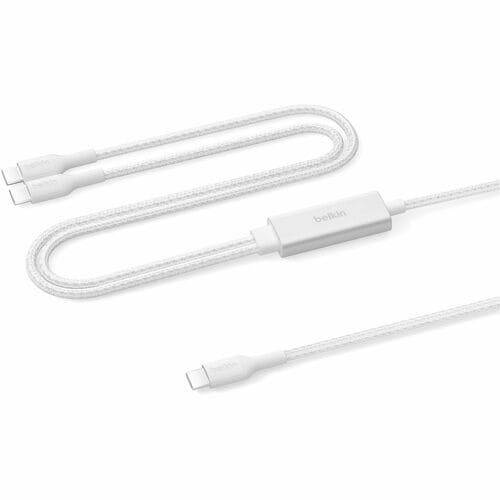 Belkin BoostCharge Pro CAC004 1.52 m USB-C Data Transfer Cable with Dual Charging