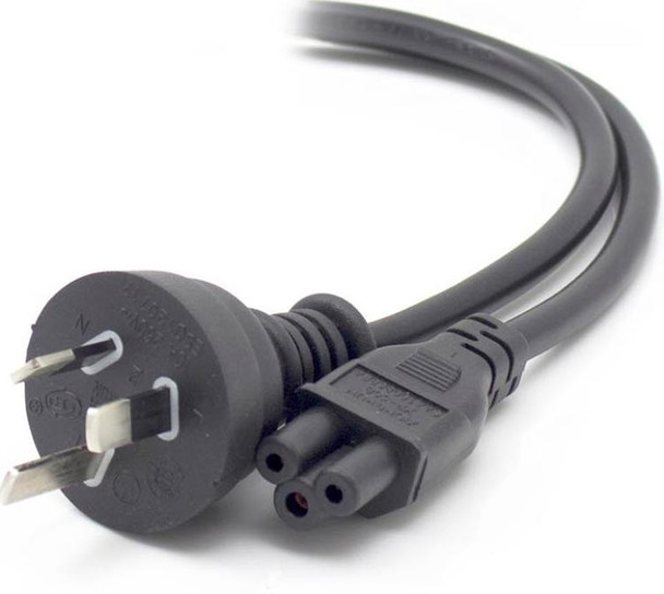 ALOGIC 2m Aus 3 Pin Wall to IEC C5 - Male to Female - MOQ:13
