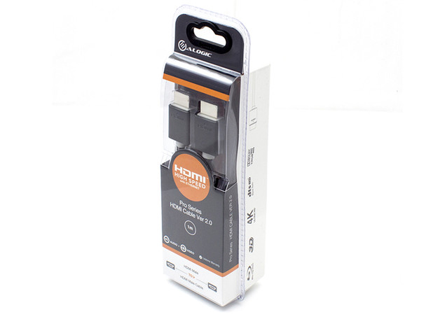 ALOGIC 1m PRO SERIES High Speed HDMI Cable with Ethernet Ver 2.0 - Male to Male - MOQ:5