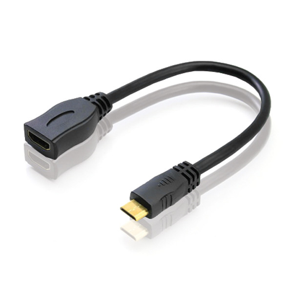 15cm Mini HDMI (M) to HDMI (F) Adapter - Male to Female - MOQ:8