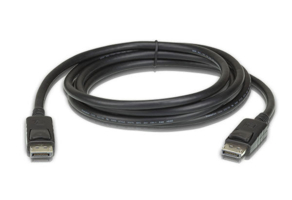 2M DisplayPort Cable Support 4K UHD, up to 3840 x 2160 @ 60Hz. 28 AWG copper wire construction for high-definition media connections