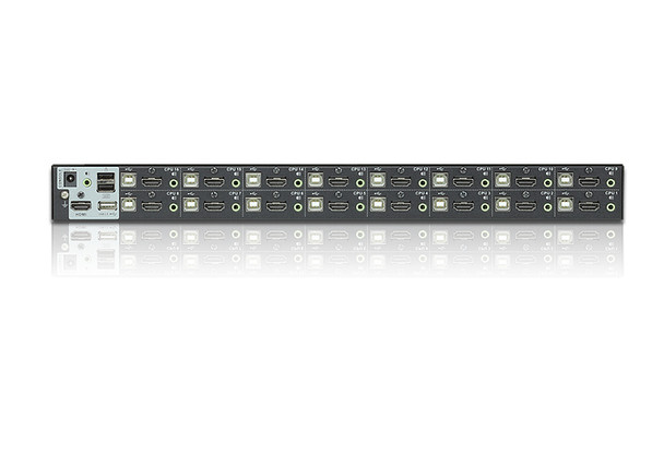 16 PORT Rackmount USB 2.0 HDMI KVMP SWITCH. Support HDCP, Video DynaSync, RACK MOUNTABLE - [ OLD SKU: CS-17916 ]