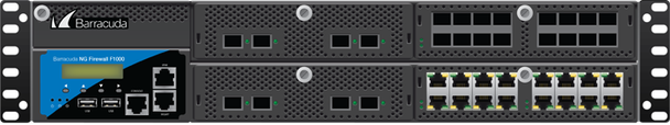 Barracuda CloudGen Firewall F-Series F1000 model CFE (16 copper 16 SFP 1G and 8 SFP+ 10G ports)
