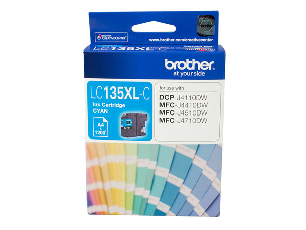 CYAN INK CARTRIDGE TO SUIT DCP-J4110DW/MFC-J4410DW/J4510DW/J4710DW - UP TO 1200 PAGES