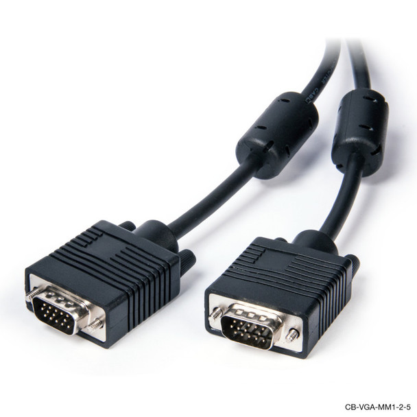 5m VGA/SVGA Shielded Monitor Cable With Filter Male to Male