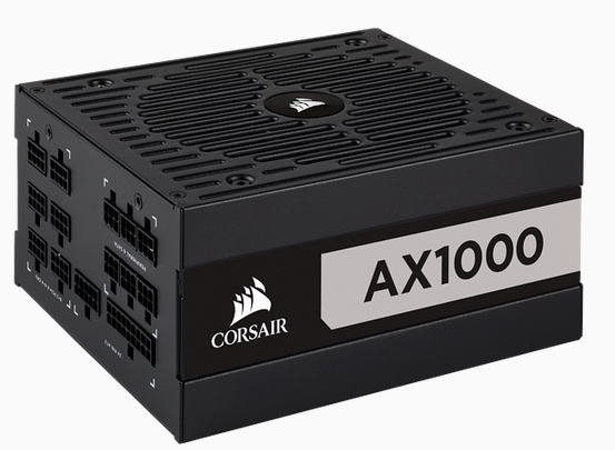 AX Series, 1000 Watt, Titanium, Fully Modular Power Supply, AU Version