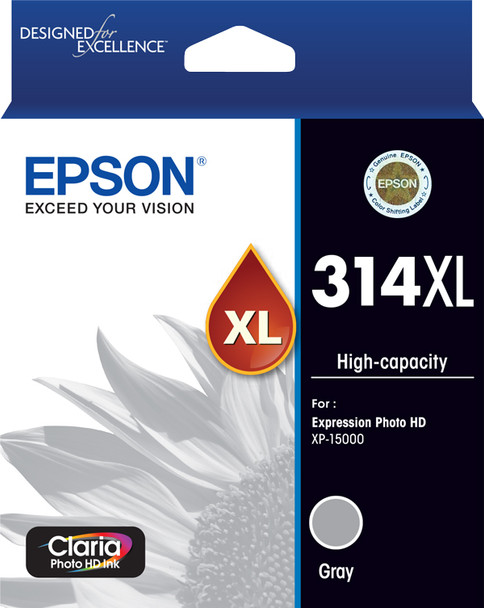 Epson 314XL Gray Ink Claria Photo HD - XP-15000 C13T01M692