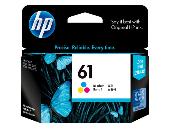 HP 61 Tri-Color Inkjet Print Cartridge