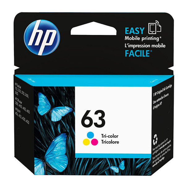 HP 63 Tri-color Original Ink Cartridge