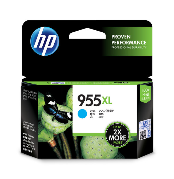 HP 955XL Cyan Original Ink Cartridge