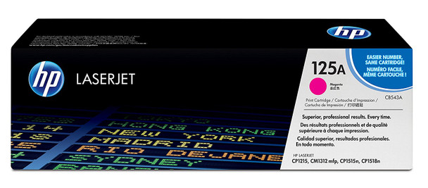 HP 125A MAGENTA TONER 1400 PAGE YIELD FOR CLJ CM1312 CP15XX