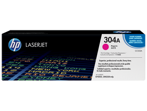 HP CC533A MAGENTA TONER 2800 PAGE YIELD FOR CLJ CP2025 CM2320MFP