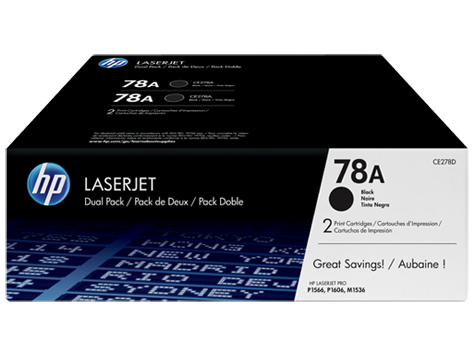 HP 78A Black DUAL PACK LJ TONER CARTRIDGE