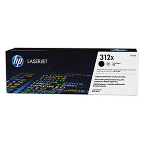 HP 312X HIGH YIELD BLACK TONER 4.4K CARTRIDGE