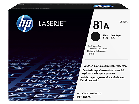 HP 81A BLACK LASERJET TONER CARTRIDGE CF281A