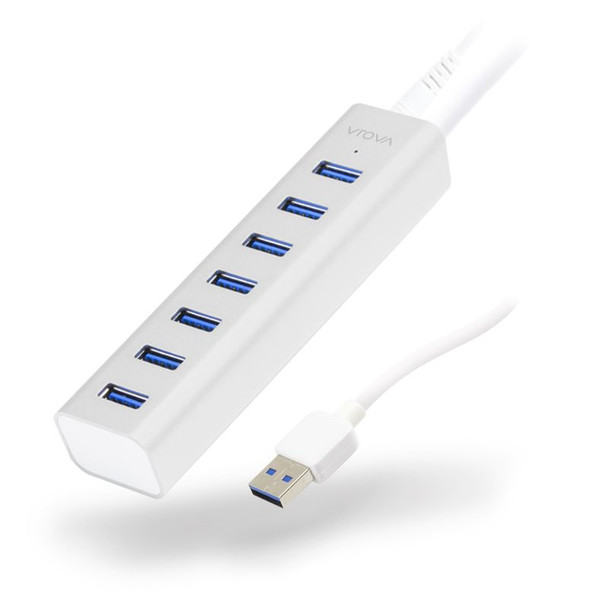 ALOGIC 7 Port USB Hub - Aluminium Unibody with Power Adapter - Prime Series  - MOQ:2