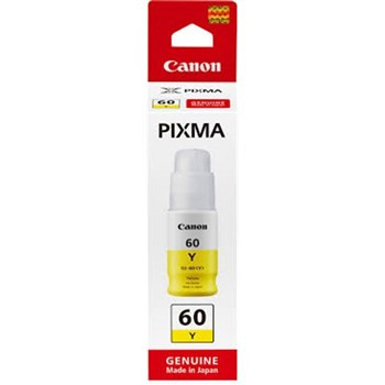 CANON GI60Y YELLOW 70ML INK BOTTLE FOR PIXMA ENDURANCE MEGATANK
