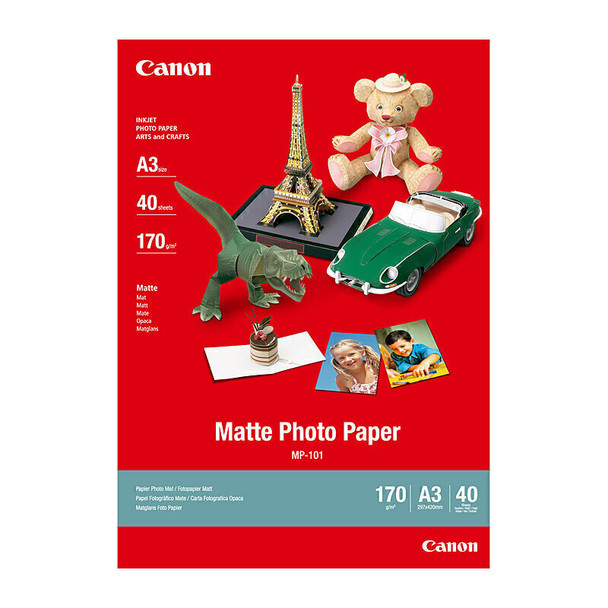 CANON A3 MATTE PHOTO PAPER 170GSM 40PK